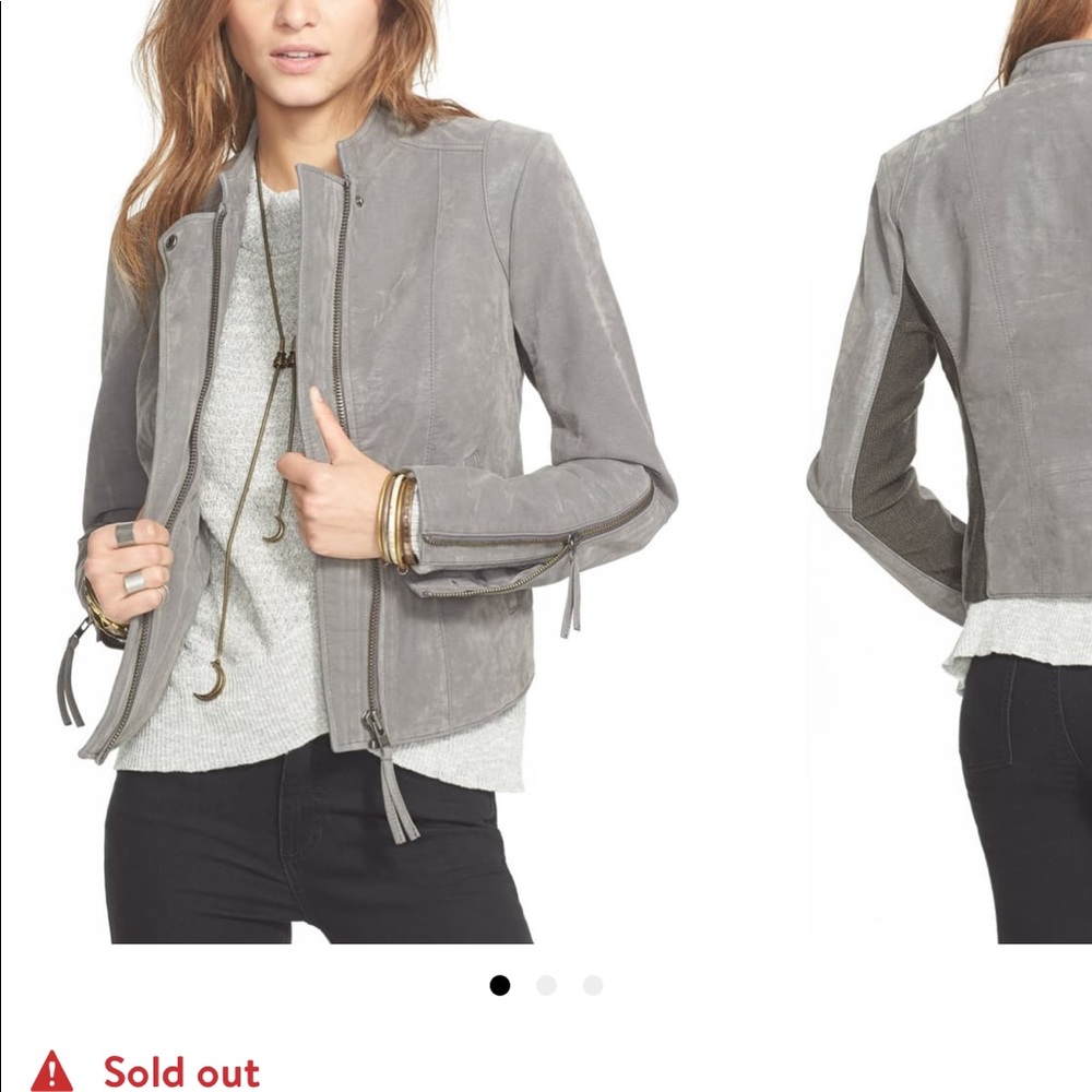 Free people faux leather jacket - Picture 1 of 6